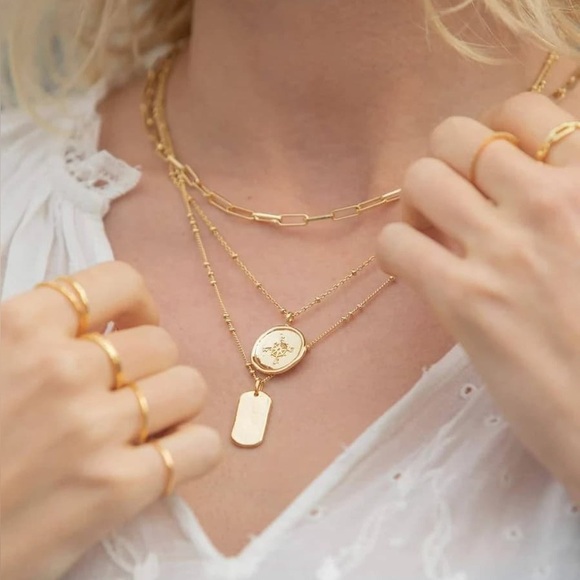 Gorjana Compass Coin Necklace - Picture 6 of 7